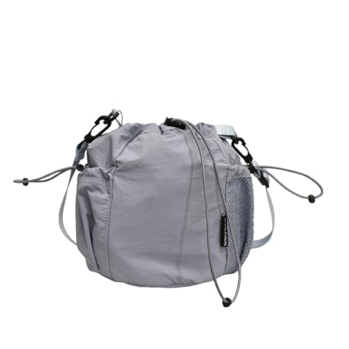 Fiorky Small Slings Bag for Frauen Kordelstring Crossbody Tasche Nylon -Einkaufstaschen mit inneren Fächern for Frauen Männer Draw String Telefon Geldbeutel Brieftaschen for Reisebläserinnen von Fiorky