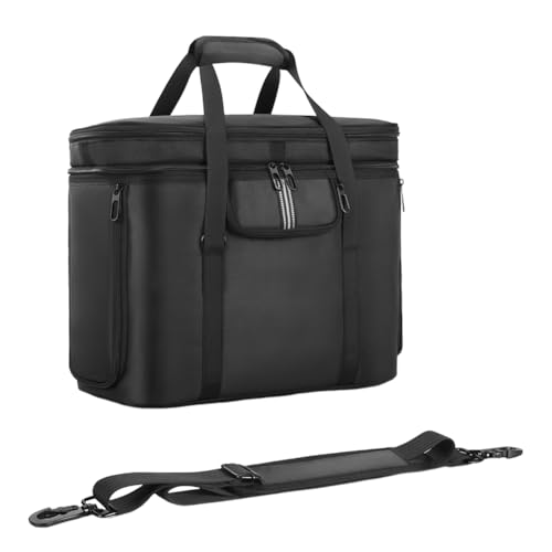 Fiorky Tragbarer Kraftwerk Bag Waterdofet Hülle for EcoFlow Delta 3 Plus/Solar Generator Delta 2, Fahrtbeutel Anti-Drogen-Reisetasche mit Schultergurt und Griff for Outdoor von Fiorky