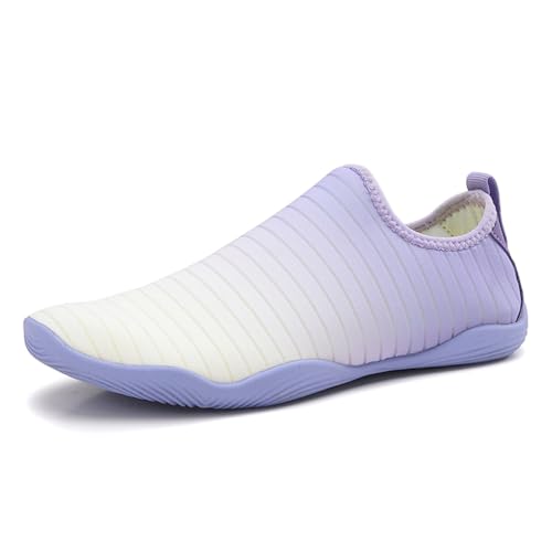 Fiorky Wasserschuhe, leicht, schnell trocknend, Aqua-Wasserschuhe, rutschfest, Wassersportschuhe, atmungsaktiv, schnell trocknend, Sport-Aquaschuhe for Sport, Strand, Schwimmen, Surfen, Yoga von Fiorky