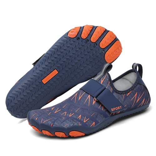 Fiorky Wasserschuhe, leicht, schnell trocknend, Aqua-Wasserschuhe, rutschfest, weich, Strandschuhe, atmungsaktiv, Wasserschuhe zum Wandern, Spazierengehen, Bootfahren, Angeln, Tauchen, Surfe von Fiorky