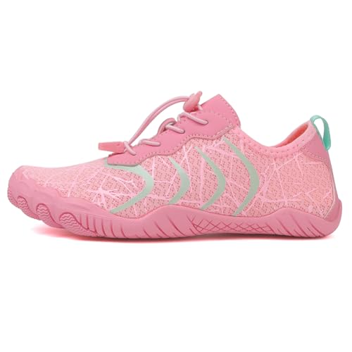 Fiorky Wasserschuhe, rutschfest, Barfuß-Strandschuhe, atmungsaktiv, weich, Tauchsneaker, schnell trocknend, lässig, Watschuhe for Wassersport (37 Pink) von Fiorky