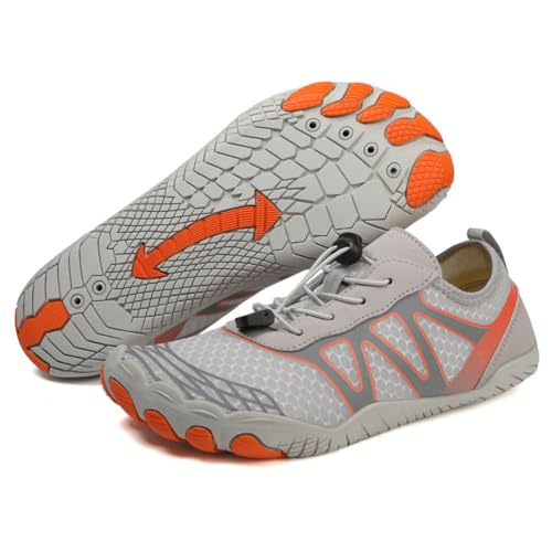 Fiorky Wasserschuhe for Herren und Damen, schnell trocknende Strandschuhe, atmungsaktiv, for den Außenbereich, sportliche Sportschuhe, zum Hineinschlüpfen for Wandern, Tauchen, Bootfahren, O von Fiorky