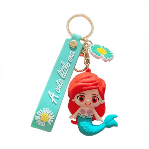 Firally Cartoon Schlüsselbund Karikatur, Mädchen Junge Souvenir Geschenk Spielzeug Wackelkopffiguren Kinder Keychain von Firally