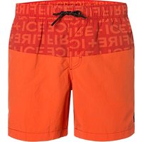 FIRE + ICE Herren Badeshorts orange Mikrofaser unifarben von Fire + Ice