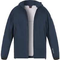 FIRE + ICE Herren Funktionsjacke blau Mikrofaser unifarben von Fire + Ice