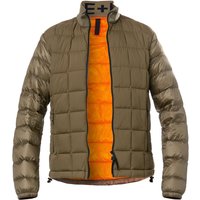 FIRE + ICE Herren Daunenjacke grün Mikrofaser unifarben von Fire + Ice