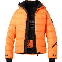 FIRE + ICE Herren Funktionsjacke orange Mikrofaser unifarben von Fire + Ice