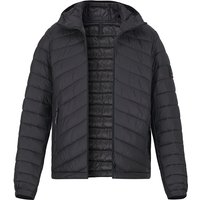 FIRE + ICE Herren Steppjacke schwarz Mikrofaser unifarben von Fire + Ice
