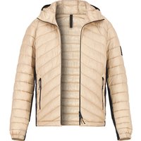FIRE + ICE Herren Steppjacke beige Mikrofaser unifarben von Fire + Ice