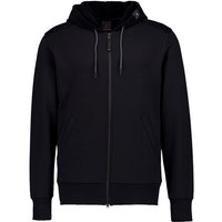 FIRE + ICE Herren Sweatjacke schwarz Baumwolle unifarben von Fire + Ice