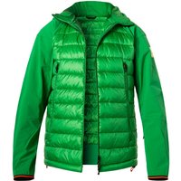 FIRE + ICE Herren Steppjacke grün Mikrofaser unifarben von Fire + Ice