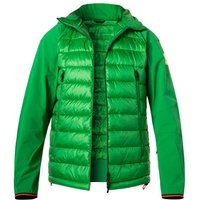 FIRE + ICE Herren Steppjacke grün Mikrofaser unifarben von Fire + Ice