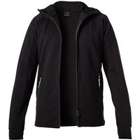 FIRE + ICE Herren Sweatjacke schwarz Baumwolle unifarben von Fire + Ice