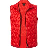 FIRE + ICE Herren Steppweste rot Mikrofaser unifarben von Fire + Ice