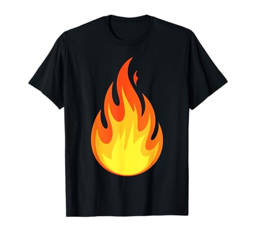 Fire Flame Shirt für Erwachsene, Kinder, Herren, Damen, Feuerflammenkostüm T-Shirt von Fire Flame Costume Shirts