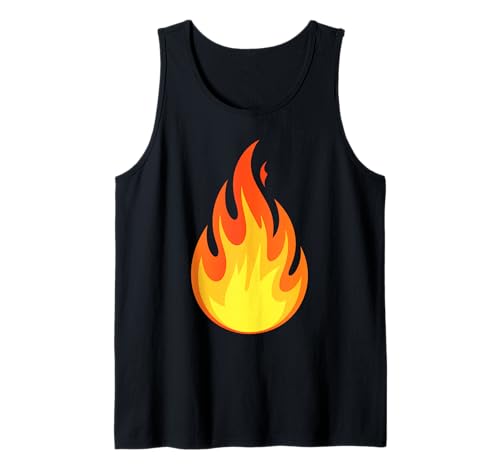 Fire Flame Shirt für Erwachsene, Kinder, Herren, Damen, Feuerflammenkostüm Tank Top von Fire Flame Costume Shirts