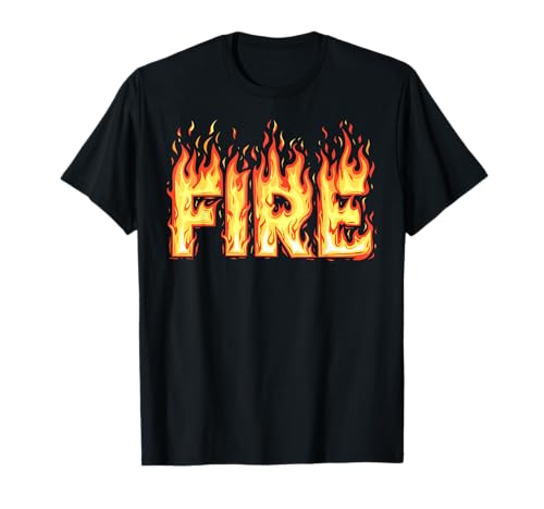 Fire Flame Shirt für Erwachsene, Kinder, Herren und Damen, Feuer- und Eiskostüm T-Shirt von Fire And Ice Costume Shirts