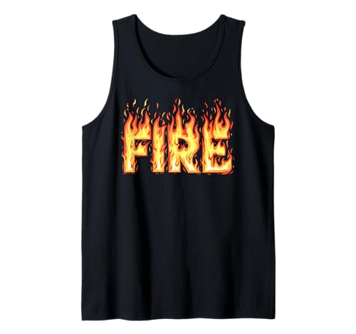 Fire Flame Shirt für Erwachsene, Kinder, Herren und Damen, Feuer- und Eiskostüm Tank Top Fire Flame Shirt für Erwachsene, Kinder, Herren und Damen, Feuer- und Eiskostüm Tank Top von Fire And Ice Costume Shirts
