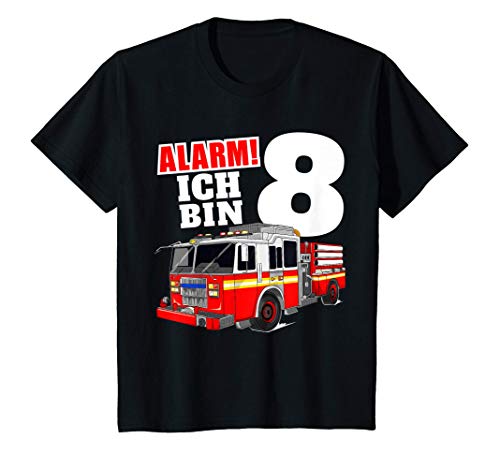 Kinder Feuerwehrauto 8. Geburtstag Junge Feuerwehrmann 8 Jahre Alt T-Shirt Kinder Feuerwehrauto 8. Geburtstag Junge Feuerwehrmann 8 Jahre Alt T-Shirt von Fire Truck Birthday Gifts Co.