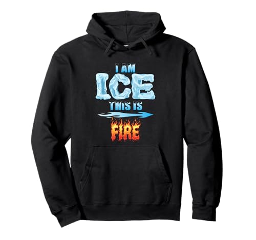 Lustiges EIS und Feuer Kostüm Halloween Familie Matching Damen Pullover Hoodie Lustiges EIS und Feuer Kostüm Halloween Familie Matching Damen Pullover Hoodie von Fire and Ice Halloween Costume family tees