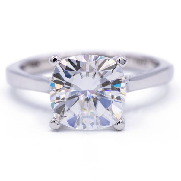 9mm Kissen Moissanite Kathedrale Set Überraschung Diamant Und Filigrane Design 4 Zinke Solitär Verlobungsring 9mm Kissen Moissanite Kathedrale Set Überraschung Diamant Und Filigrane Design 4 Zinke Solitär Verlobungsring von FireandBrilliance