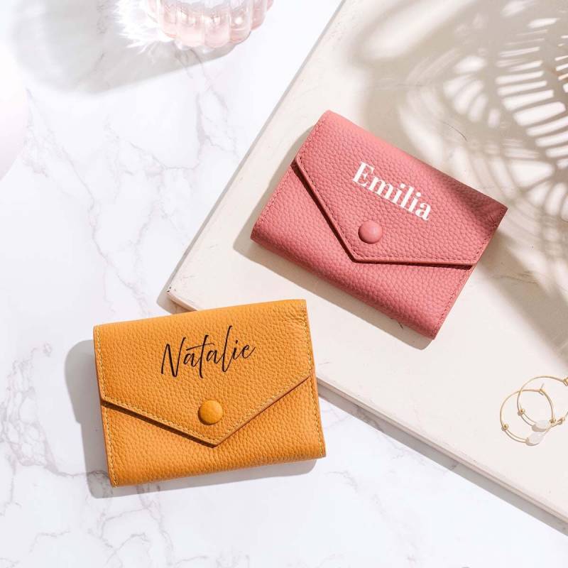 Personalisierbarer Geldbeutel I Mit Name Geldtasche Personalisierte Geschenke Geschenk Für Freundin Ostergeschenke von FireboxGifts