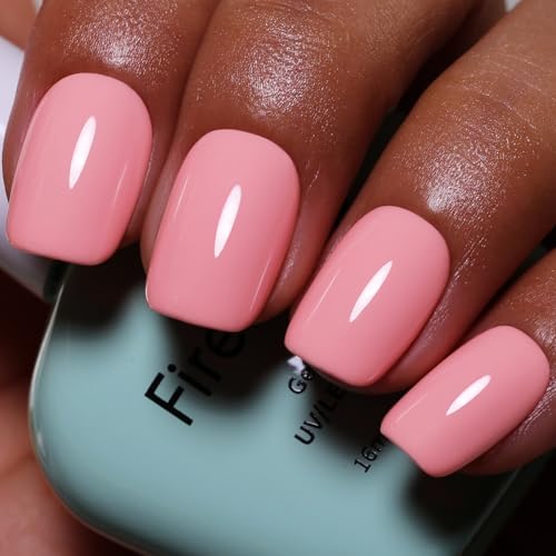 Firedeep Pink Gel Polish, 16ML Light Pink Color Soak Off UV LED Gel Nagellack Nail Art Starter Maniküre Salon DIY zu Hause 1Pcs (1106) von Firedeep