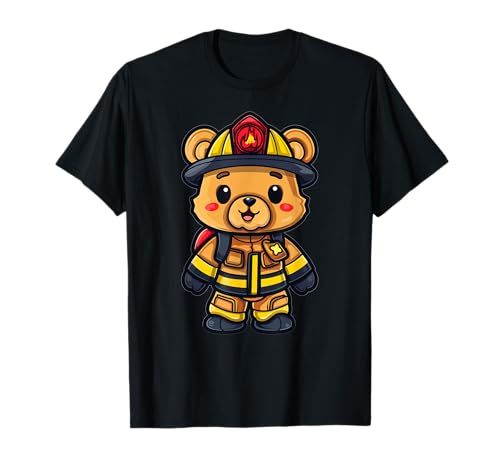 Teddy Firefighter I Feuerwehrmann für Kinder T-Shirt Teddy Firefighter I Feuerwehrmann für Kinder T-Shirt von Firefighter Art I Fireman I Fire Department