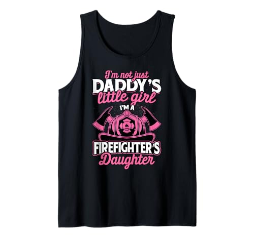Not Just Daddy's Little Girl T Shirt Firefighter Daughter Tank Top von Firefighter CG