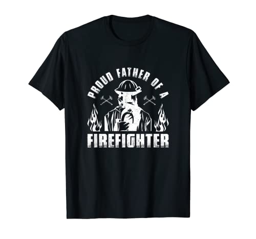 Herren Proud Father Of A Firefighter - Feuerwehrmann Dad T-Shirt Herren Proud Father Of A Firefighter - Feuerwehrmann Dad T-Shirt von Firefighter Dad Designs