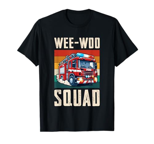 Lustiger Feuerwehrmann für Herren und Kinder, Wee-Woo Feuerwehrauto T-Shirt Lustiger Feuerwehrmann für Herren und Kinder, Wee-Woo Feuerwehrauto T-Shirt von Firefighter Shirts For Men Women Firefighter Gifts