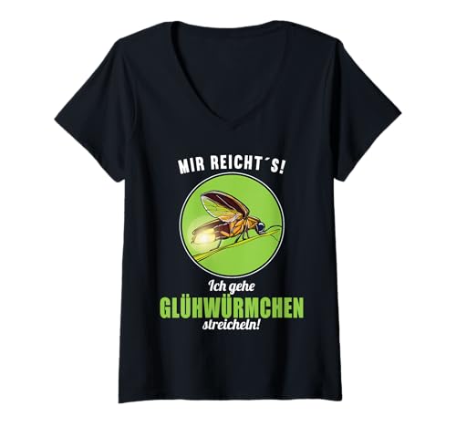 Damen Firefly Glühwürmchen T-Shirt mit V-Ausschnitt Damen Firefly Glühwürmchen T-Shirt mit V-Ausschnitt von Firefly Glühwürmchen Tier Shop