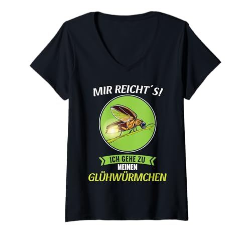 Damen Firefly Glühwürmchen T-Shirt mit V-Ausschnitt Damen Firefly Glühwürmchen T-Shirt mit V-Ausschnitt von Firefly Glühwürmchen Tier Shop