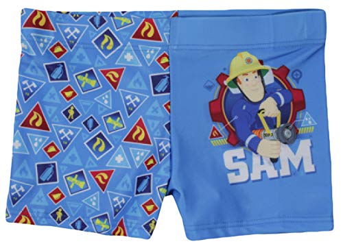 Feuerwehrmann Sam Badehose (122/128 - ca. 7-8 Jahre, blau) von Fireman Sam