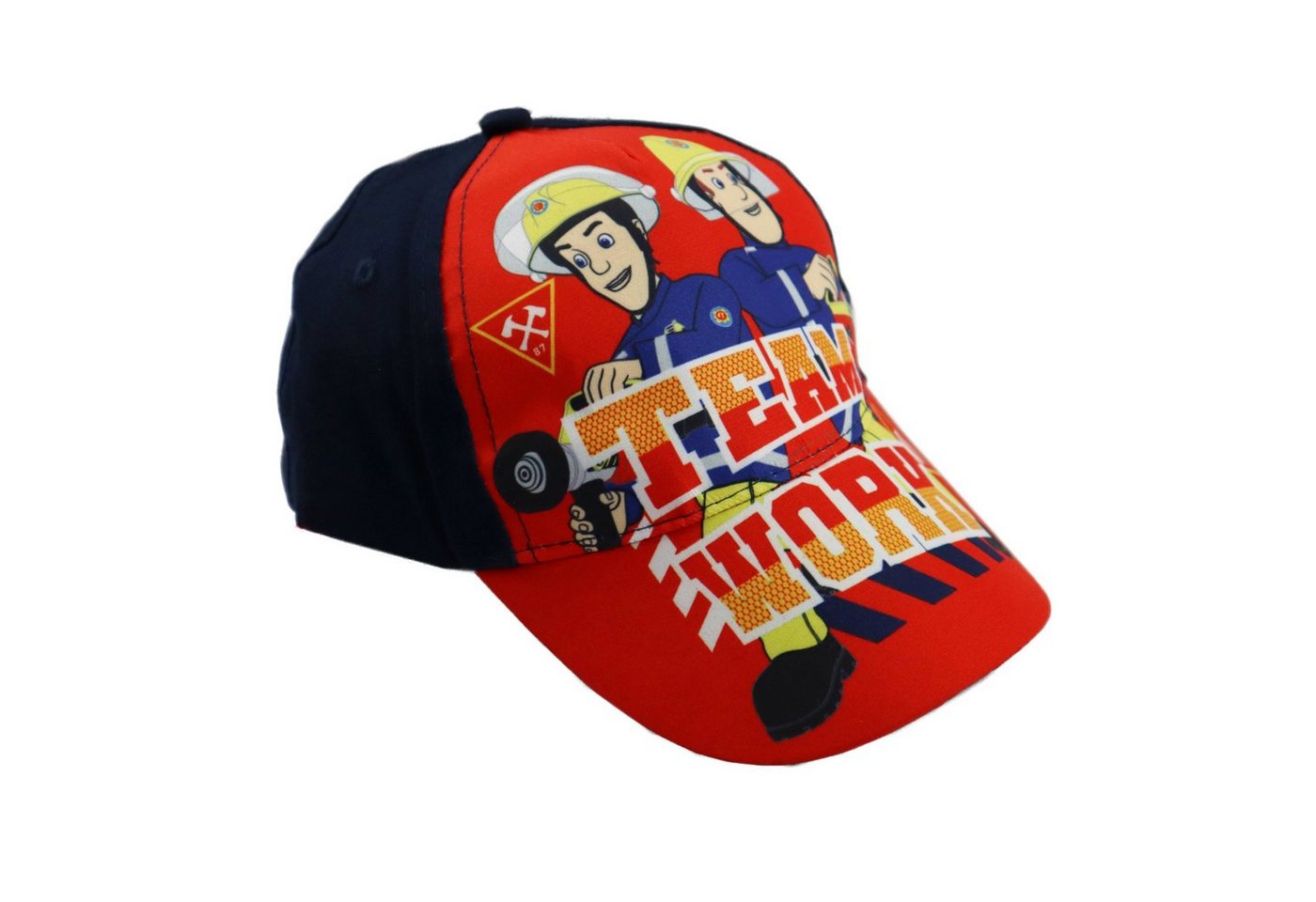 Fireman Sam Baseball Cap Feuerwehrmann Sam und Elvis Kinder Baseball Kappe Gr. 52 bis 54 von Fireman Sam