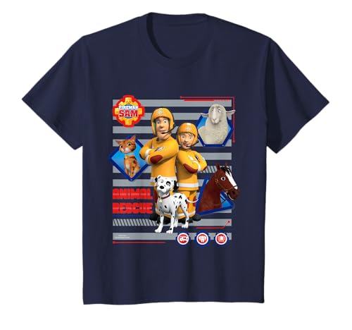 Kinder Feuerwehrmann Sam - Animal Rescue T-Shirt von Fireman Sam