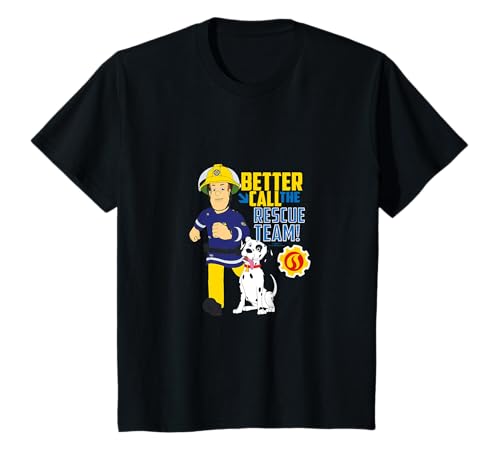 Kinder Feuerwehrmann Sam "Better Call Rescue Team" T-Shirt von Fireman Sam
