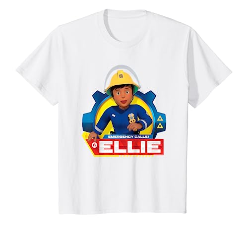 Kinder Feuerwehrmann Sam T-Shirt, Offiziell, Ellie, mehrere Farben T-Shirt von Fireman Sam