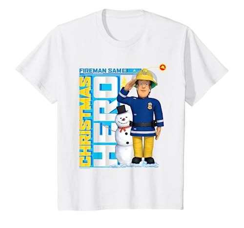 Kinder Feuerwehrmann Sam T-Shirt, Winterheld, viele Größen+Farben T-Shirt von Fireman Sam