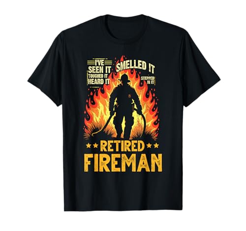 Ruhestand Feuerwehrmann Geschenke Feuerwehrmann Ruhestand Männer Papa Opa T-Shirt Ruhestand Feuerwehrmann Geschenke Feuerwehrmann Ruhestand Männer Papa Opa T-Shirt von Fireman retirement
