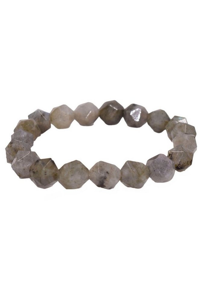Firetti Armband Schmuck Geschenk Facettschliff, Made in Germany - mit Labradorit oder facettiertem Quarz von Firetti