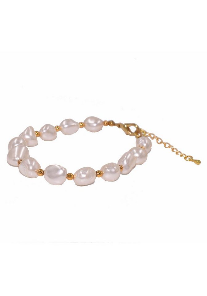 Firetti Armband Schmuck Geschenk Armschmuck Armkette Nuggets, Made in Germany - mit Perlmutt von Firetti