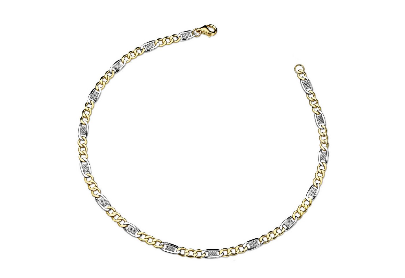 Firetti Armband Schmuck Geschenk Gold 333 Armschmuck Armkette 2-farbig bicolor, Made in Germany Firetti Armband Schmuck Geschenk Gold 333 Armschmuck Armkette 2-farbig bicolor, Made in Germany von Firetti