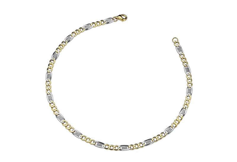 Firetti Armband Schmuck Geschenk Gold 333 Armschmuck Armkette 2-farbig bicolor, Made in Germany von Firetti