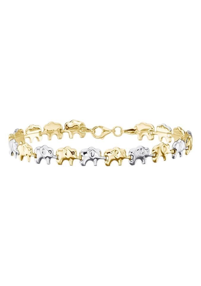 Firetti Armband Schmuck Geschenk Gold 333 Armschmuck Armkette Goldarmband Elefant von Firetti