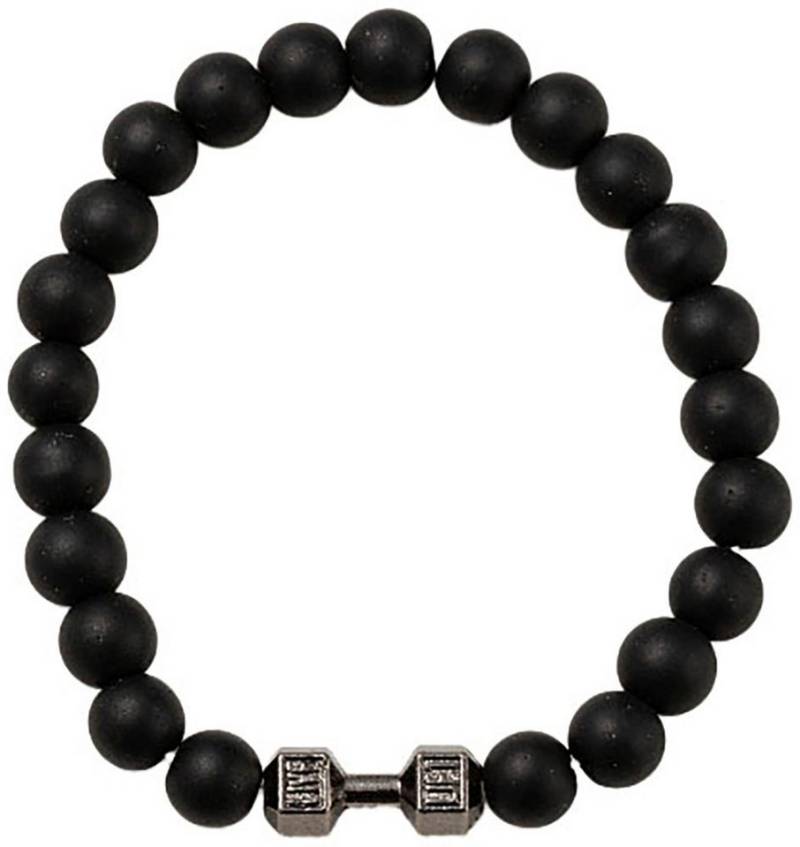 Firetti Armband Schmuck Armkette Hantel Kraftsport Geschenk Workout Armband GYM, Made in Germany - mit Glasstein von Firetti