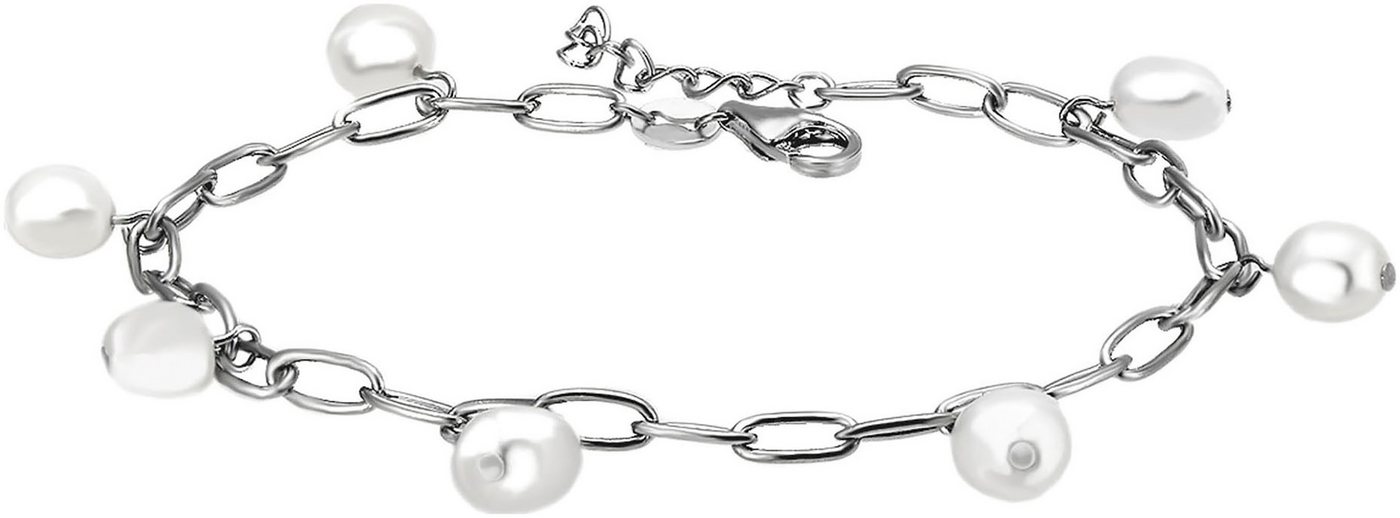 Firetti Armband Schmuck Geschenk Silber 925 Armschmuck Armkette, mit Süßwasserzuchtperle von Firetti