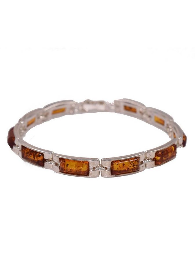 Firetti Armband Schmuck Geschenk Silber 925 Armschmuck Armkette Bernstein, Made in Germany - mit Bernstein von Firetti