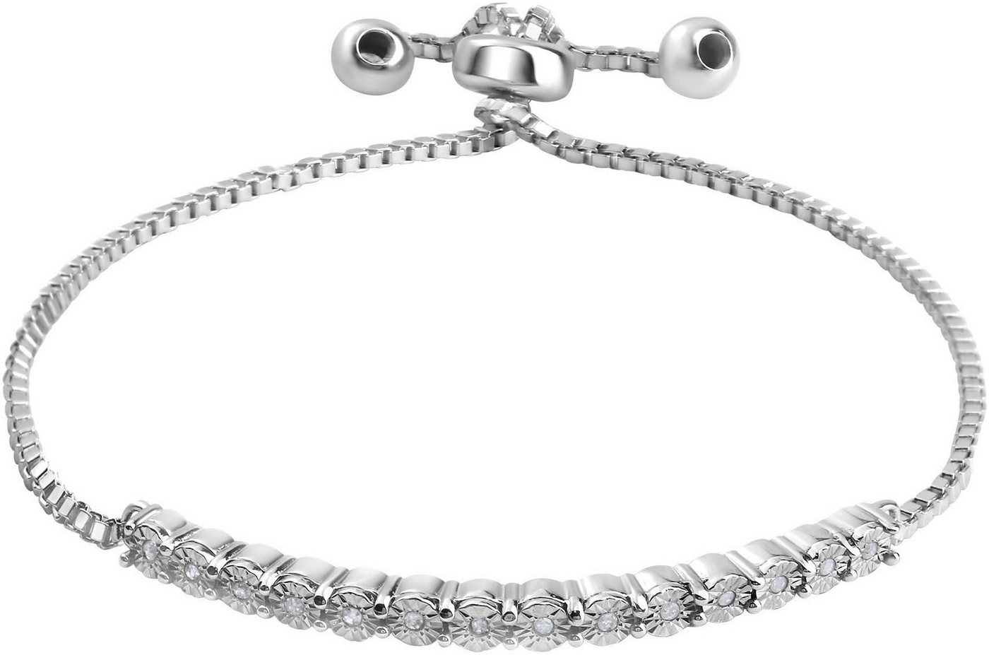 Firetti Armband Schmuck Geschenk Silber 925 Armschmuck Armkette Tennis, mit Diamant von Firetti