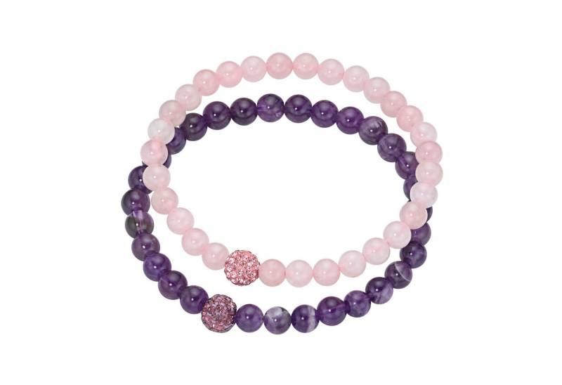 Firetti Armband Set Multipack Schmuck Geschenk Armschmuck Armketten Edelstein (Set), mit Edelsteinen von Firetti